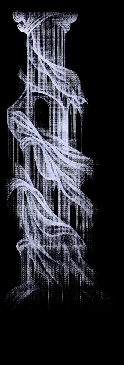 Decorative line illustration